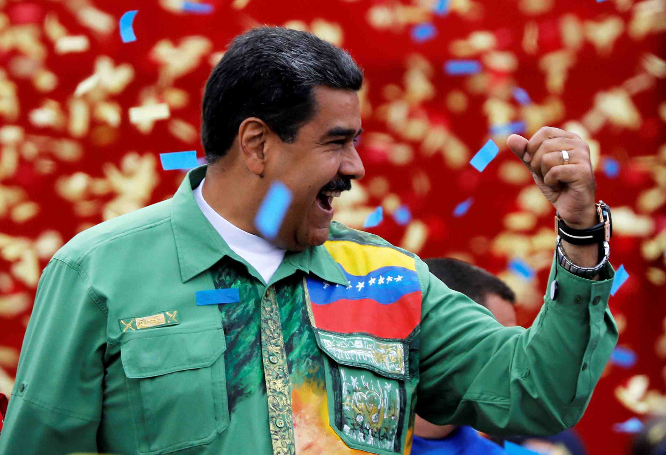 Nicolas maduro soutenu par erdogan et maradona