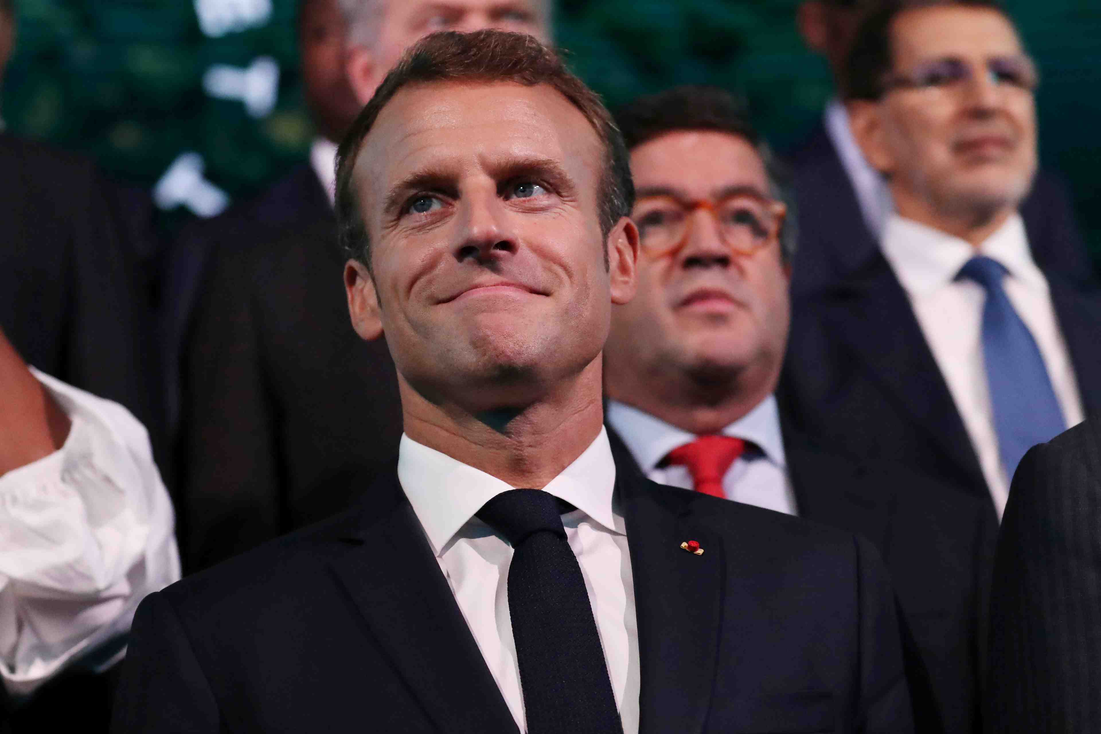 La visite de macron aux antilles perturbee par la tempete kirk