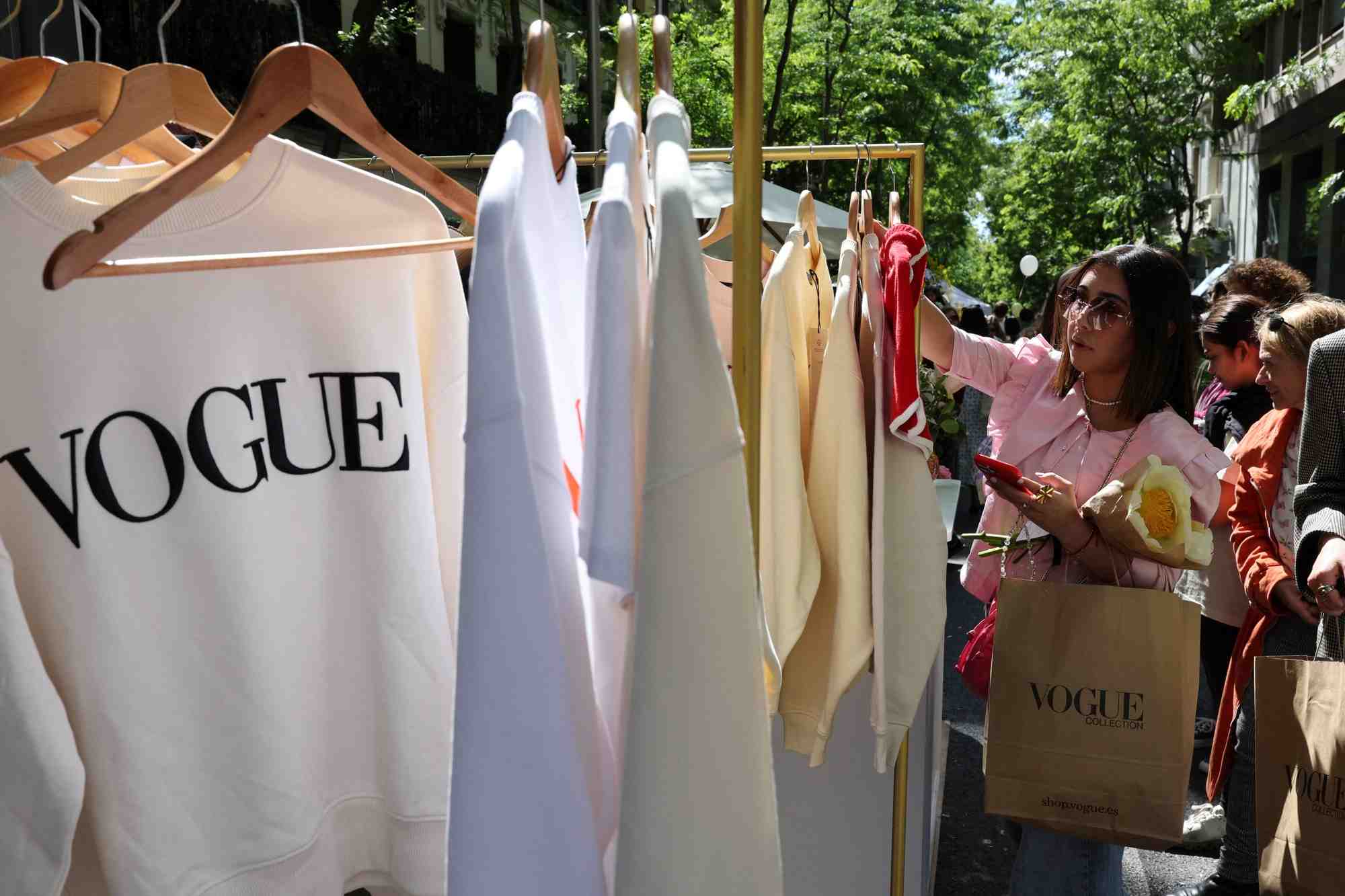 Un marche en plein air, a madrid