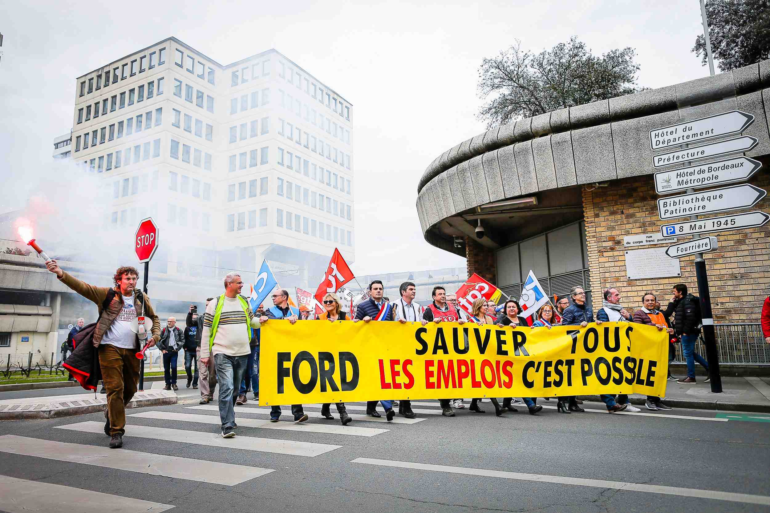 Ford Aquitaine manif