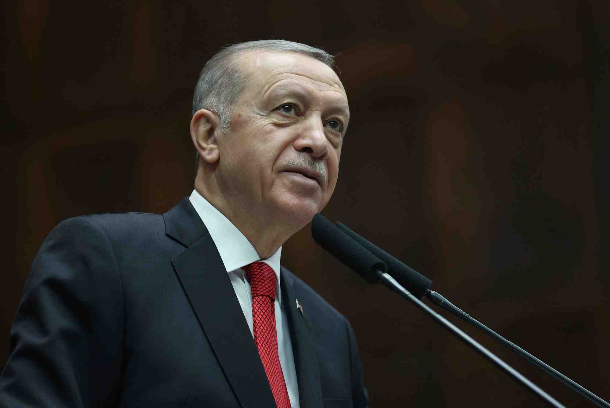 Photo du president turc tayyip erdogan