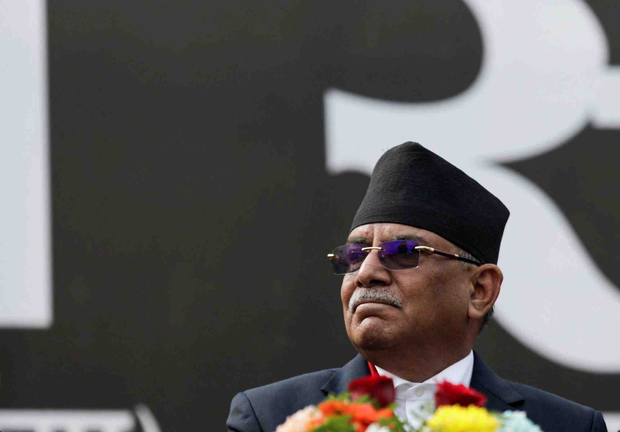 Pushpa kamal dahal, a katmandou, au nepal