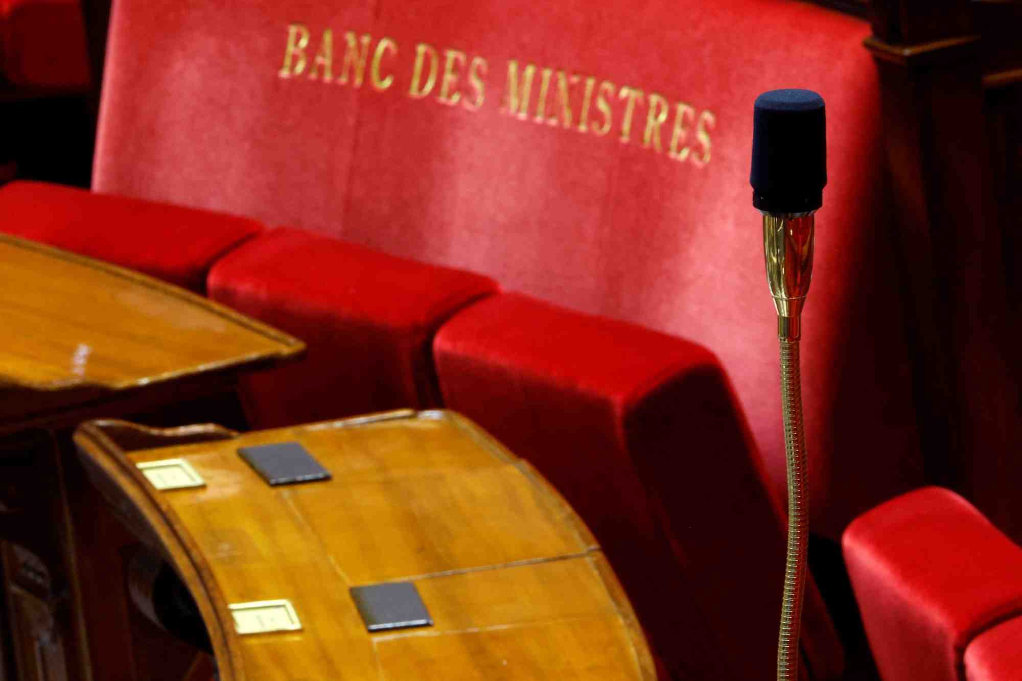 L'hemicycle de l'assemblee nationale a paris
