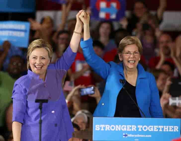 Elizabeth warren, probable colistiere d'hillary clinton