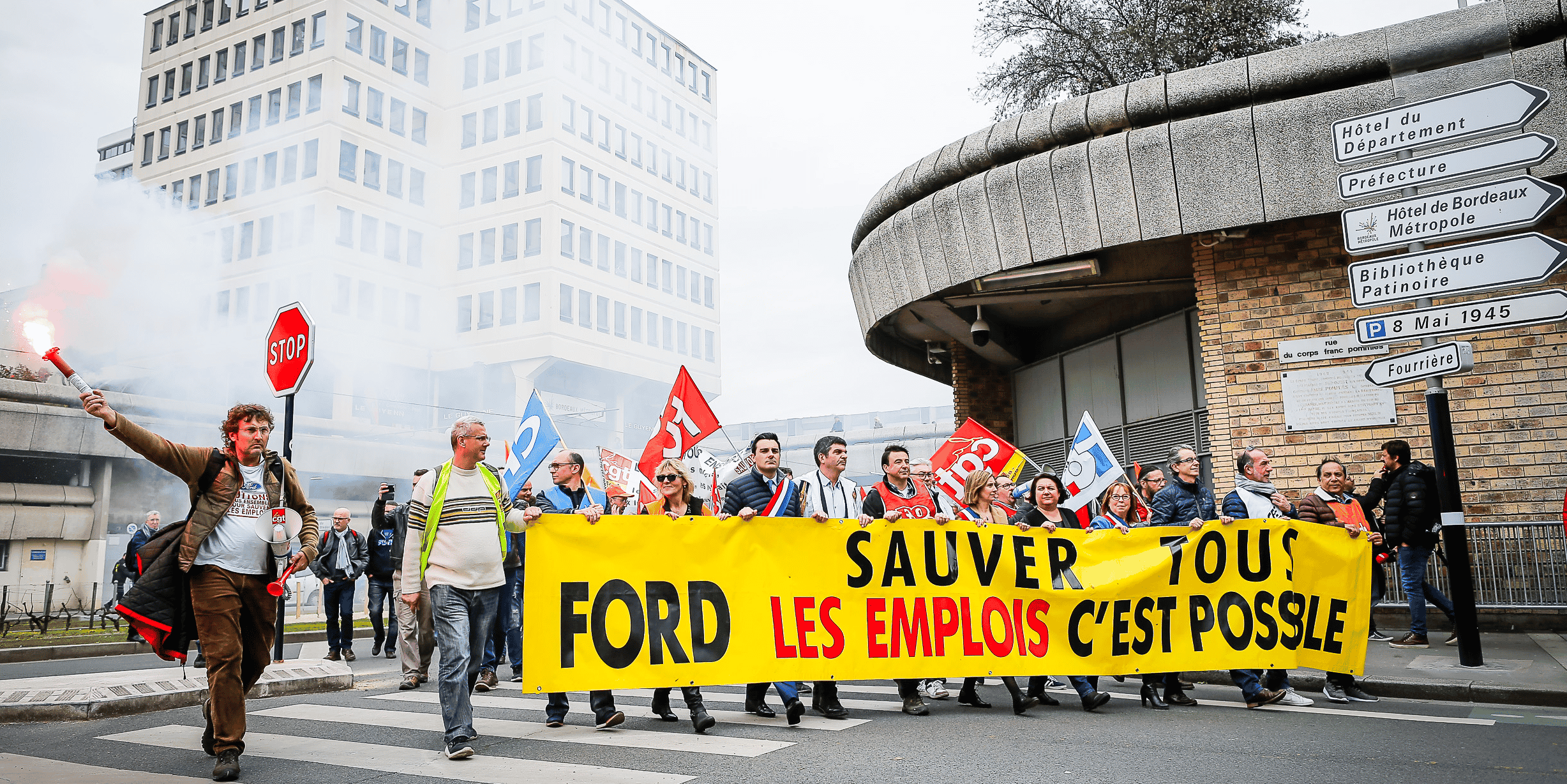 Ford Aquitaine manif