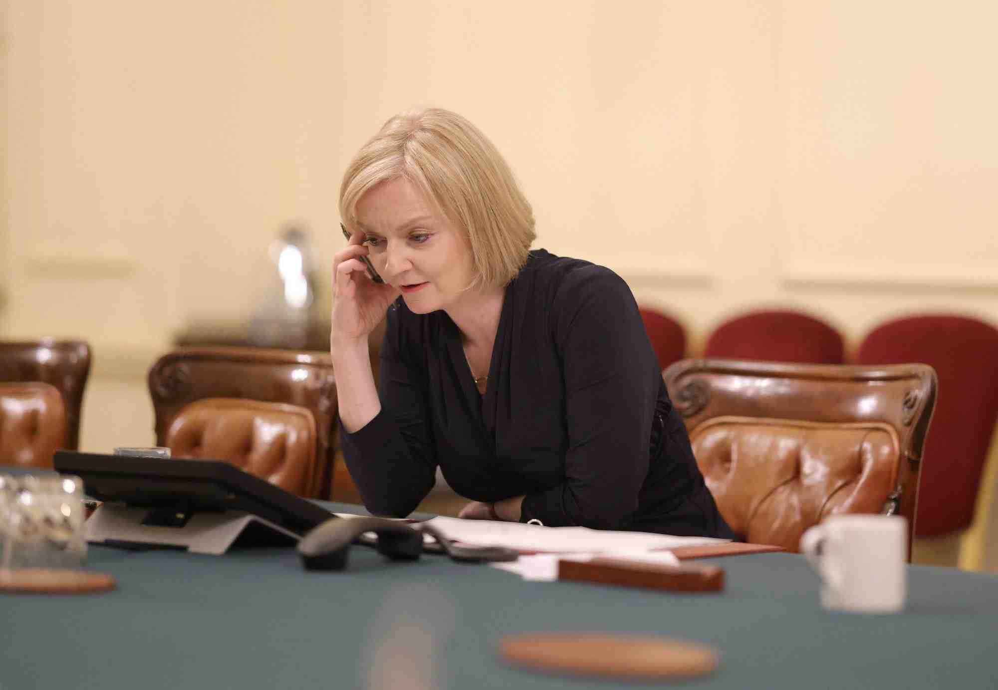 Liz Truss phone