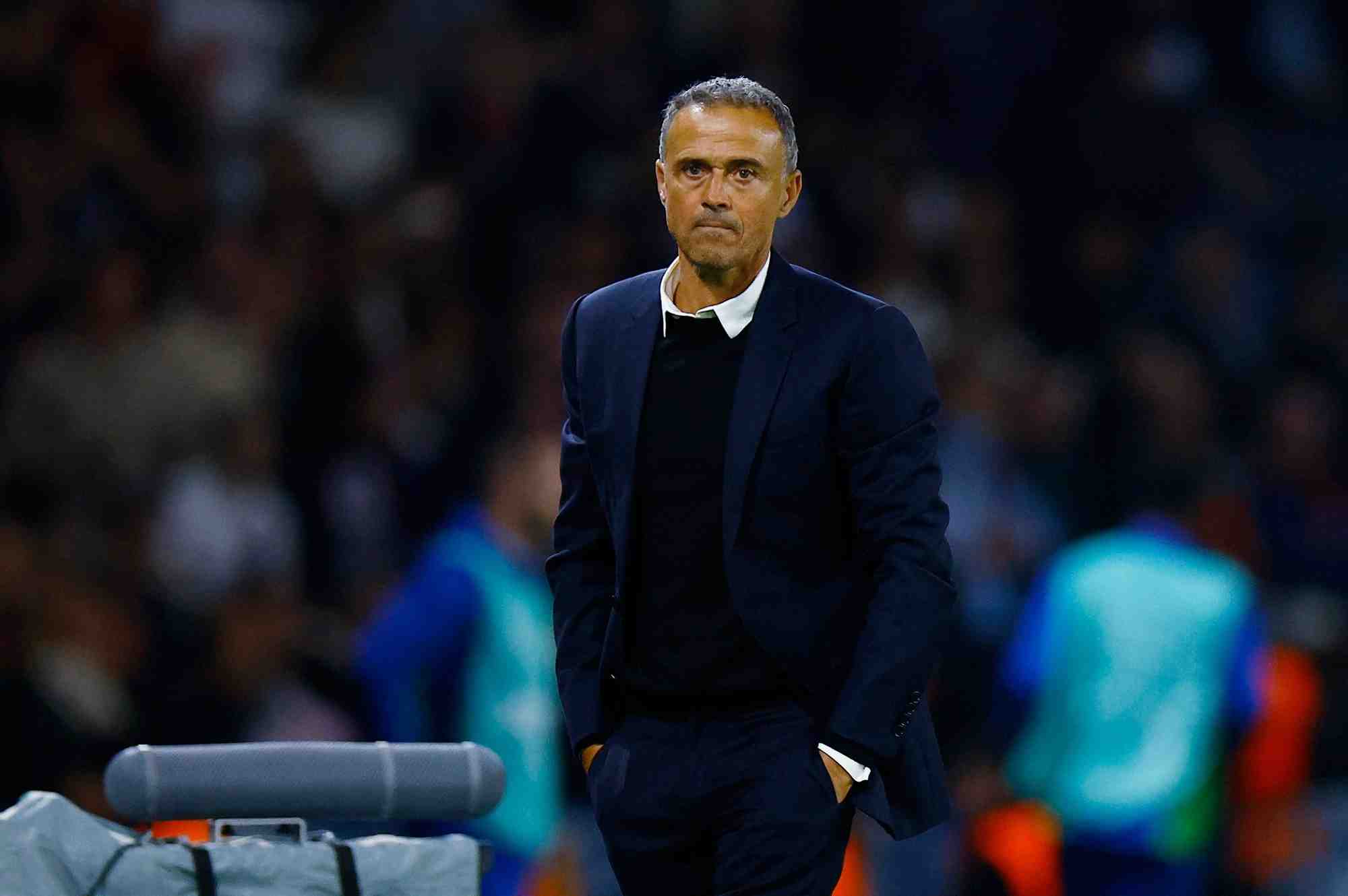 Luis enrique, entraineur du paris st germain