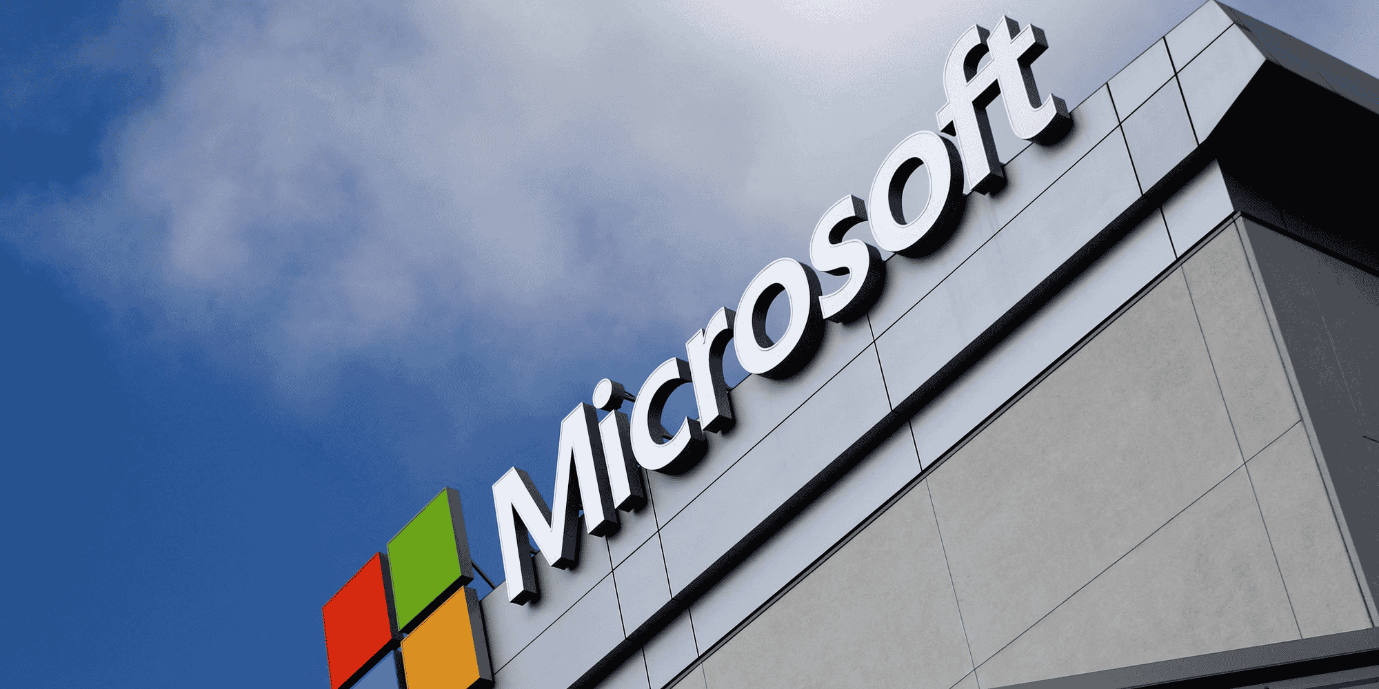 Photo d'archives du logo de microsoft a los angeles