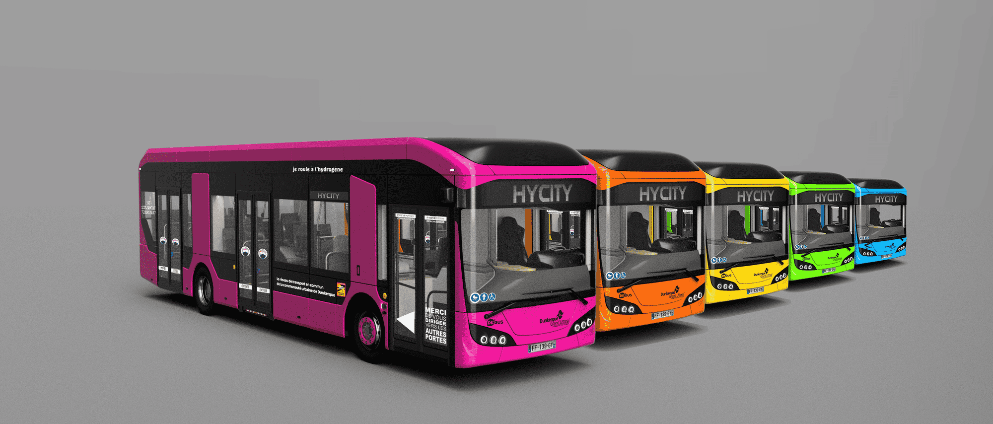 Hycity sera la première collectivité à voir circuler sur son territoire le nouveau modèle de bus à hydrogène développé par Safra, le Hycity.