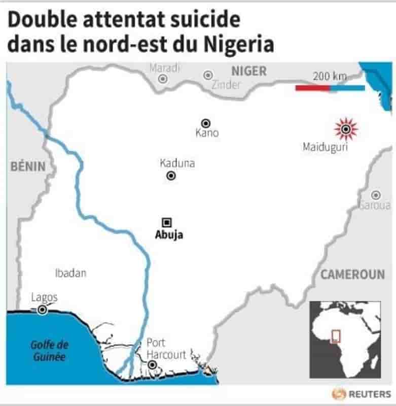 Double attentat suicide dans le nord-est du nigeria