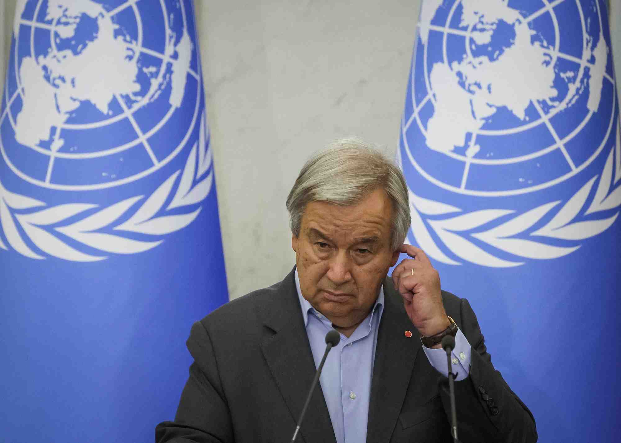 L'electricite produite a zaporijjia appartient a l'ukraine, dit guterres