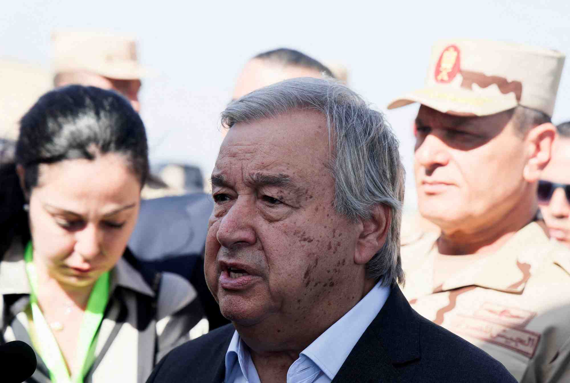 Le secretaire general de l'onu antonio guterres