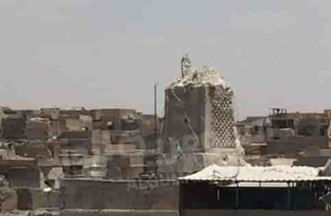 Colere et chagrin a mossoul apres la destruction d'al nouri