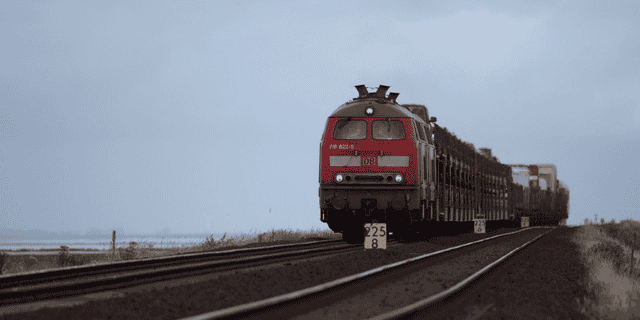 cheami de fer train transport ferroviaire