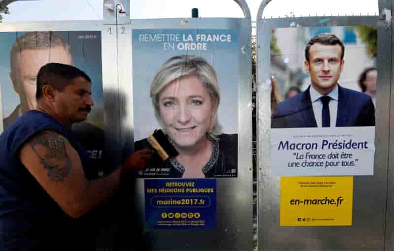 Duel macron-le pen pour le 1er tour devant fillon, selon un sondage ifop-fiducial
