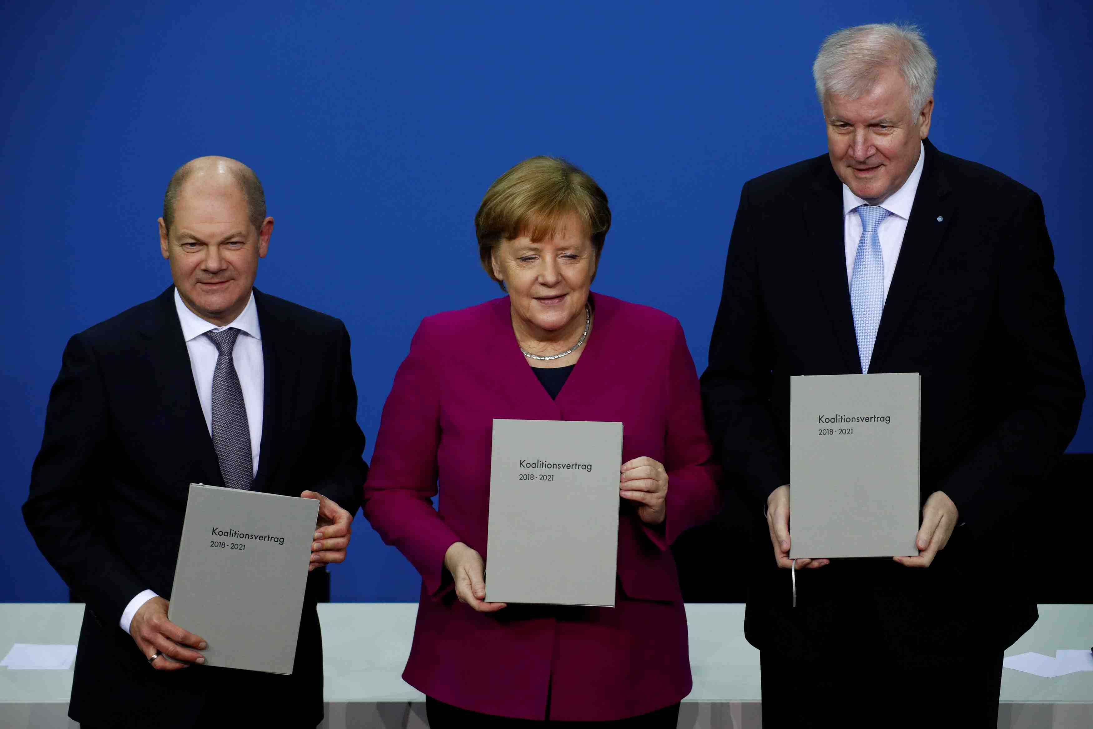 Tensions a la cdu avant l'investiture du gouvernement allemand