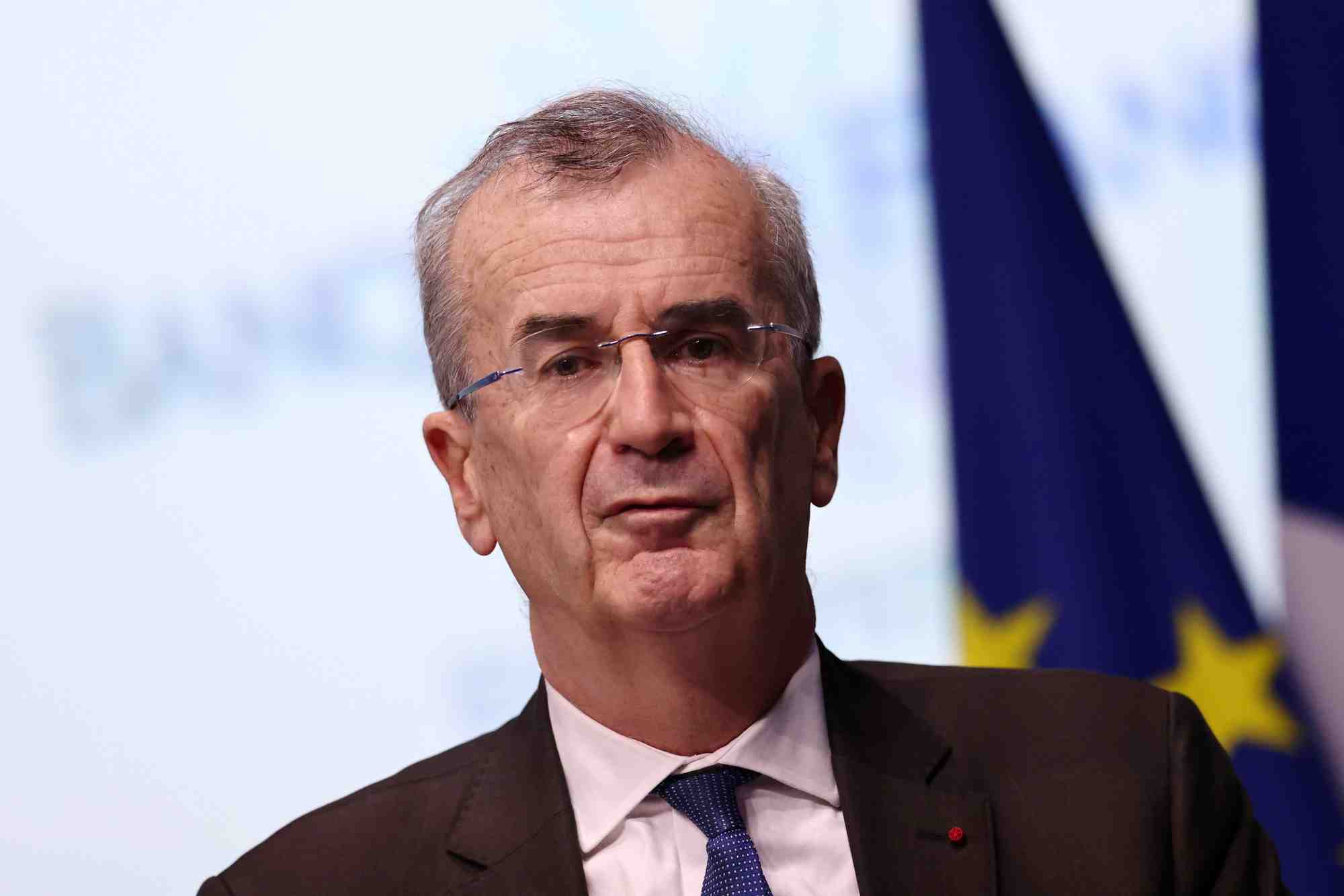 Villeroy (bce) favorable a un taux de depot positif d'ici fin 2022