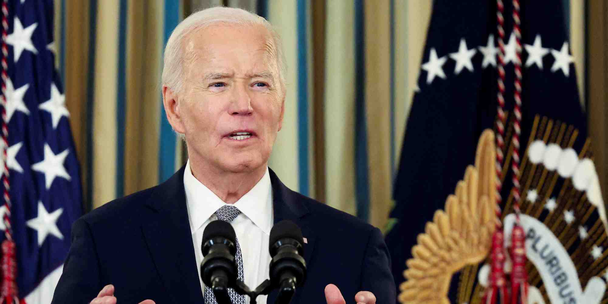 Le message de Joe Biden est clairement destiné au président élu républicain.