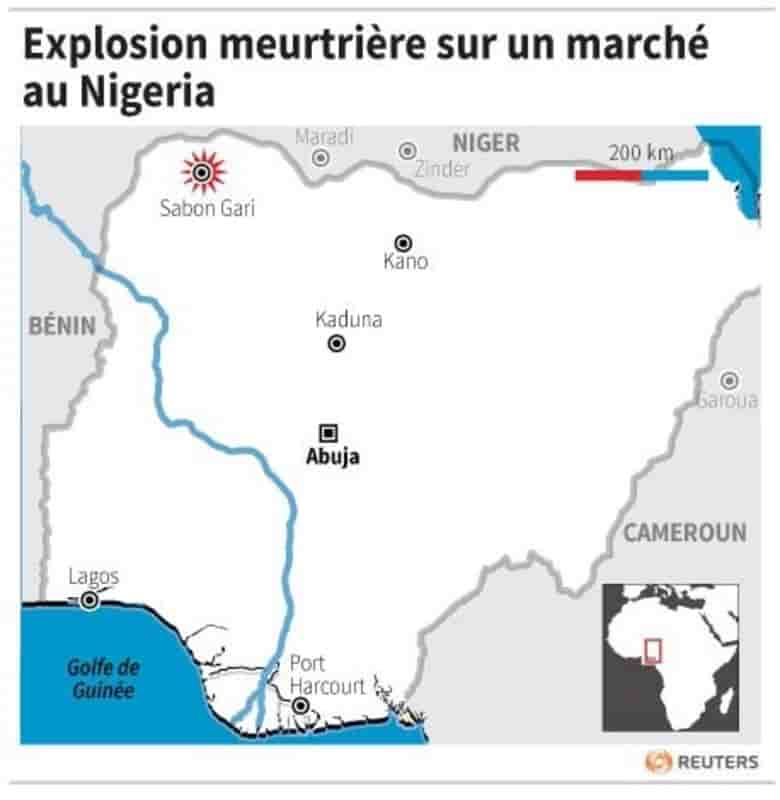 Explosion meurtriere au nigeria