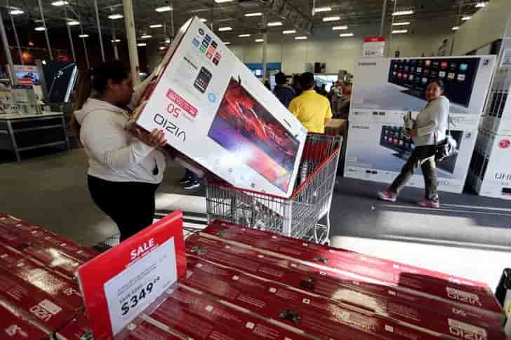Plus forte hausse des ventes au detail aux etats-unis depuis 7 mois