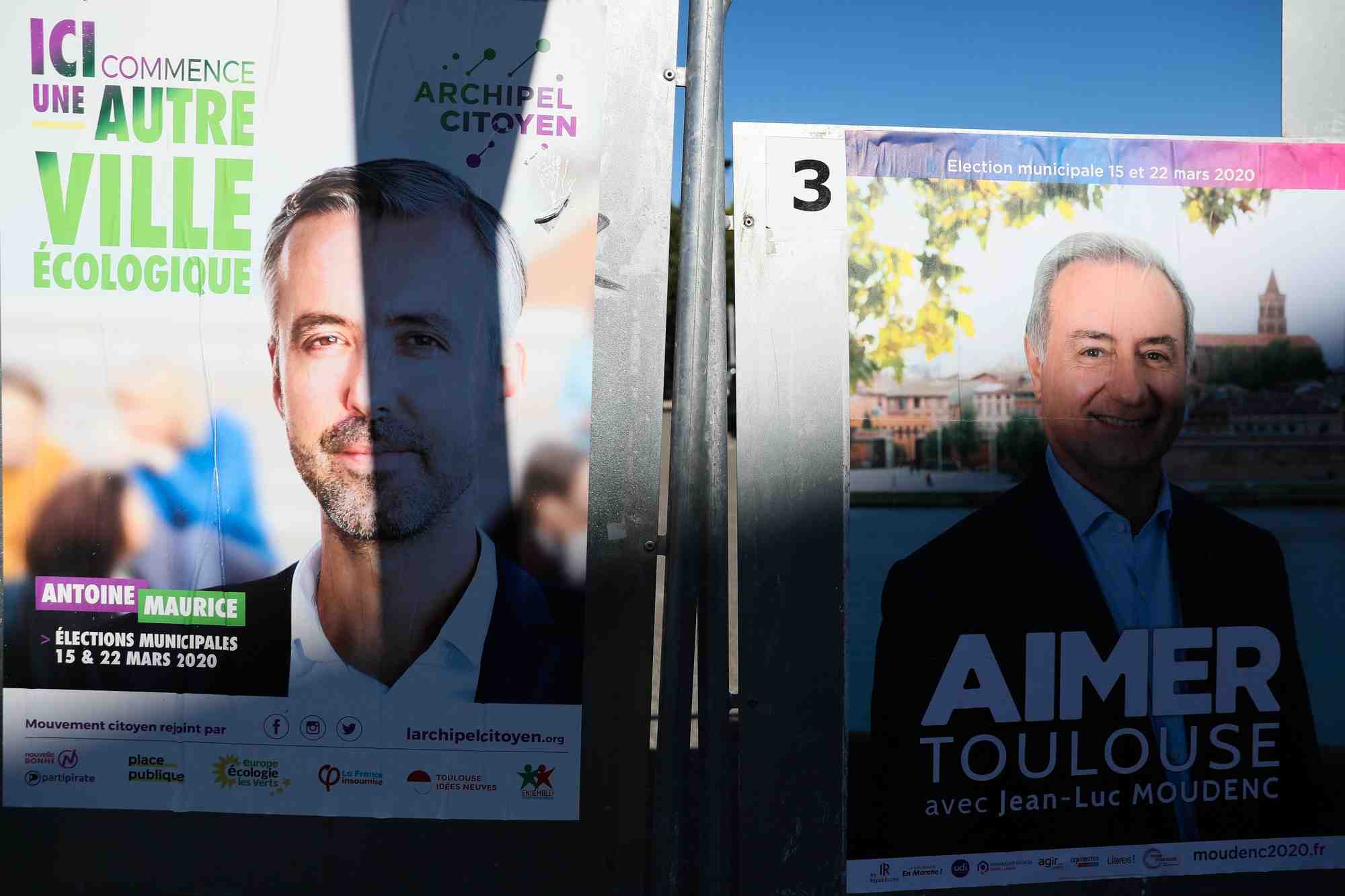 L'affiche du second tour des élections municipales à Toulouse ?