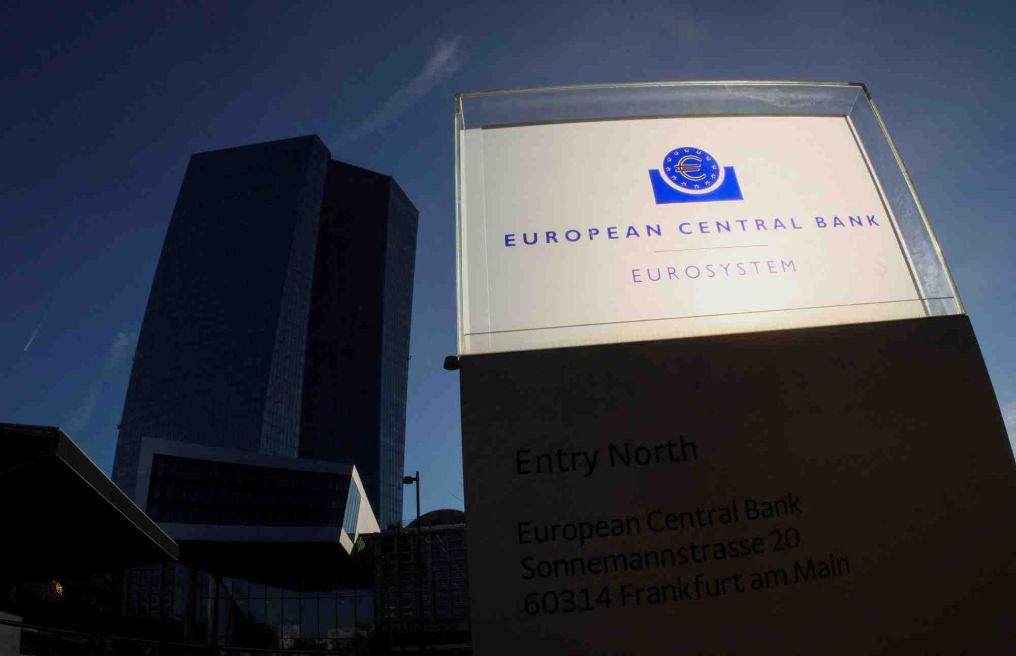 La banque centrale europeenne a francfort