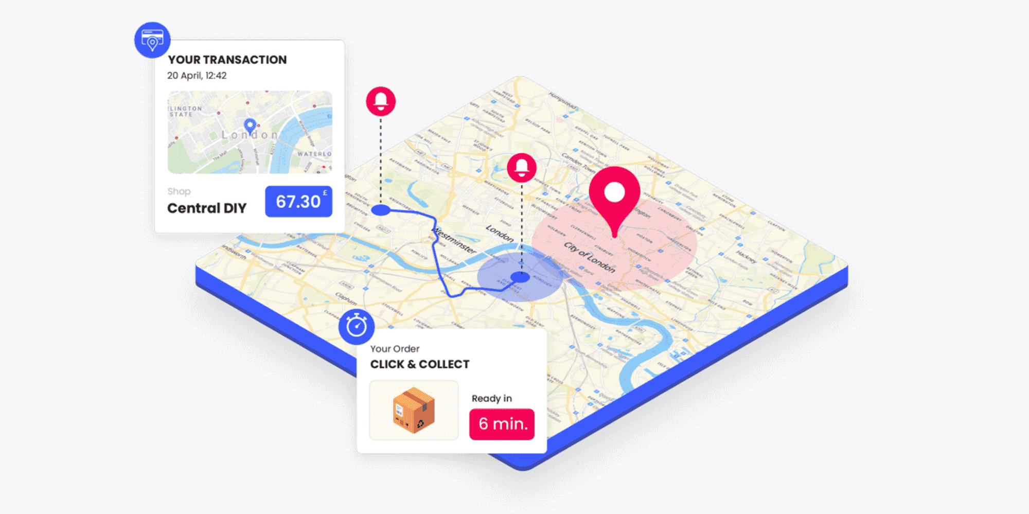 La solution Woosmap est une plateforme de géolocalisation intelligente dont l'API, intégrée aux sites web commerçants, permet notamment aux consommateurs de vérifier la disponibilité d'un produit dans un magasin.