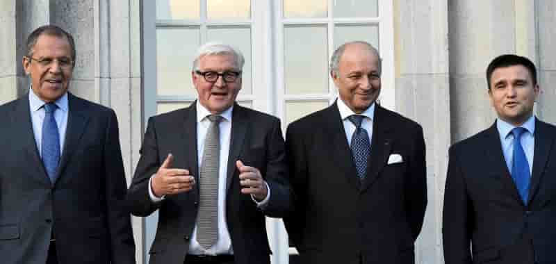 "des progres importants" sur la voie d'un reglement du conflit en ukraine