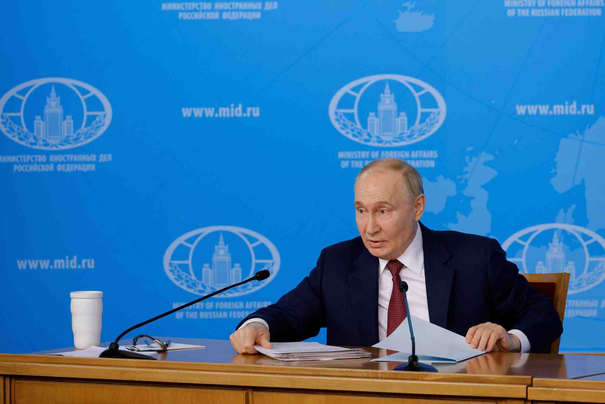 Le président russe Vladimir Poutine.