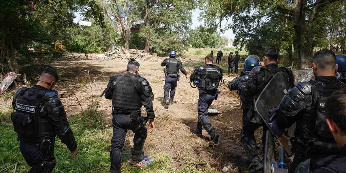 Opération de gendarmerie vendredi, sur le site de « la Cal’arbre ».