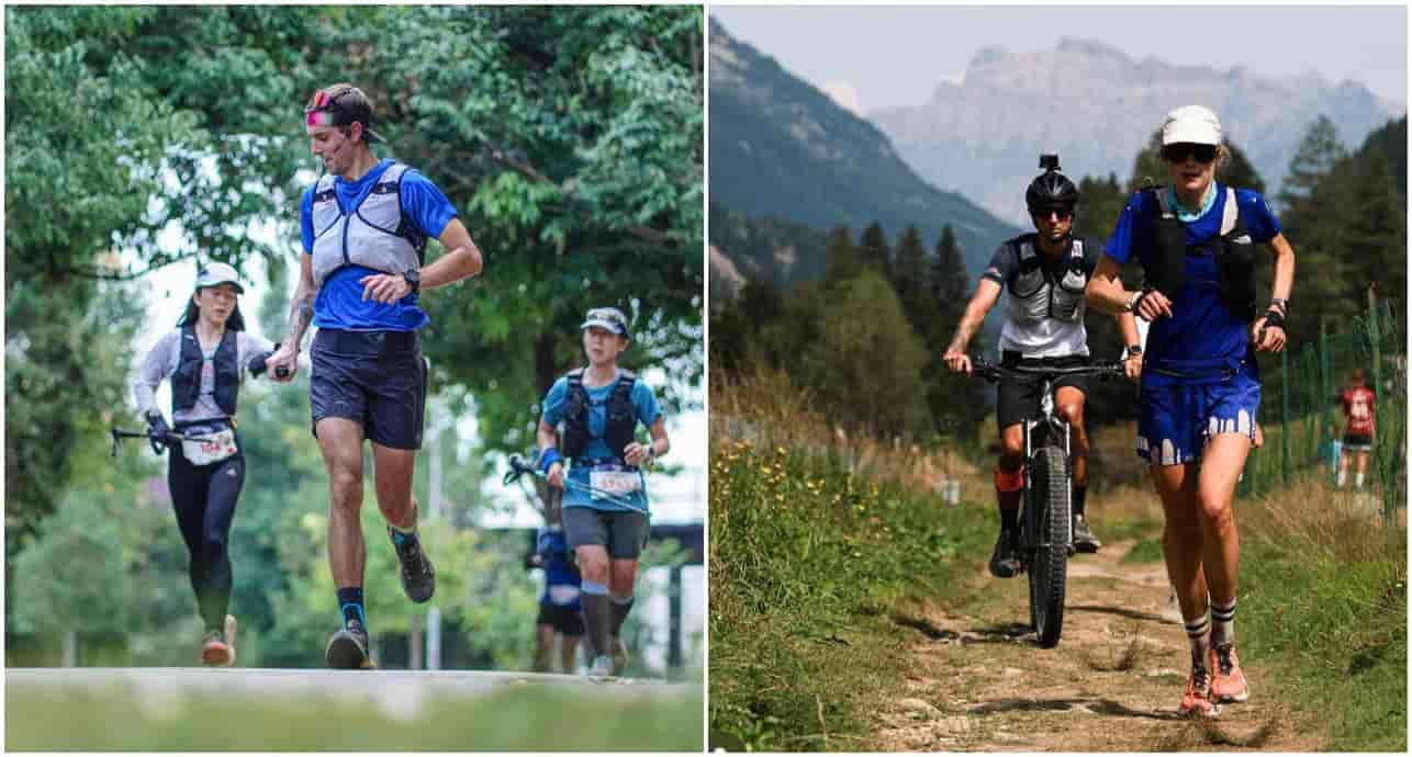 Derrière les sportifs de l'Ultra-trail du Mont Blanc (UTMB), les « camrunners » sont là pour les filmer et suivre leur rythme.