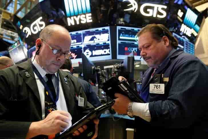 La bourse de new york finit en baisse