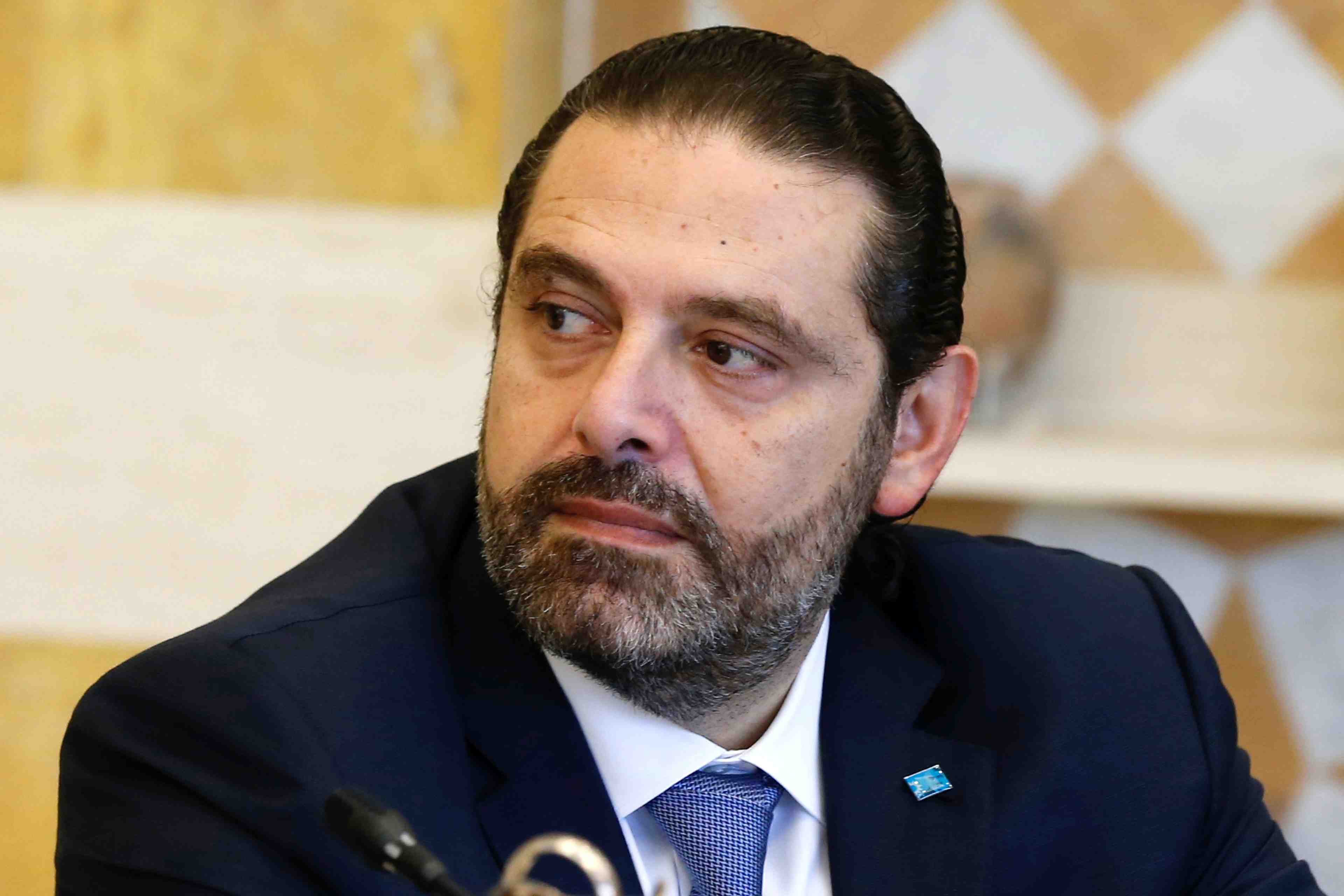Le premier ministre libanais saad hariri annonce qu'il va remettre sa demission