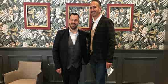 Nicolas Fruchon, directeur du Royal Hôtel à Montpellier, et Xavier Lormand, DG du groupe Roussillhotel.