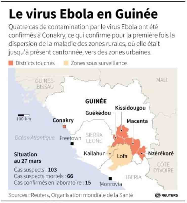 Le Sénégal ferme sa frontière avec la Guinée à cause d'Ebola