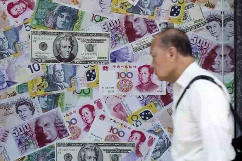 Les transactions de change dans le collimateur de pekin