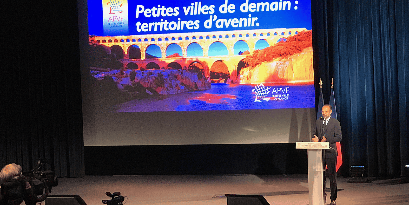 Edouard Philippe, intervenant le 19 septembre au congrès de l'APVF