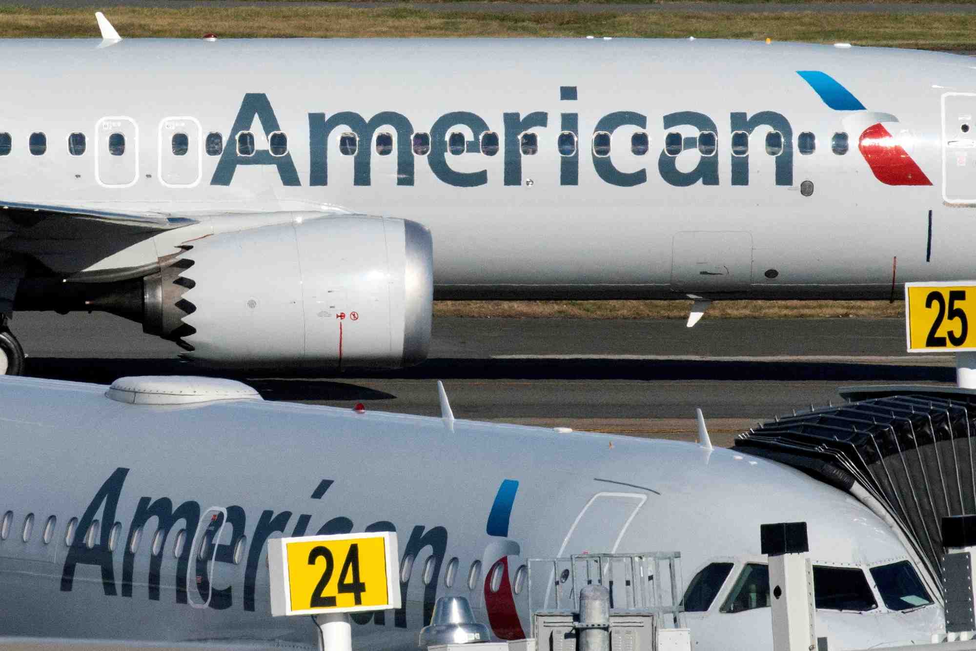 Les avions d'American Airlines sont restés cloués au sol durant une heure.
