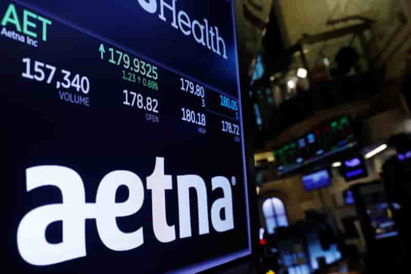 Aetna, a suivre a wall street