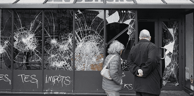 commercants gilets jaunes