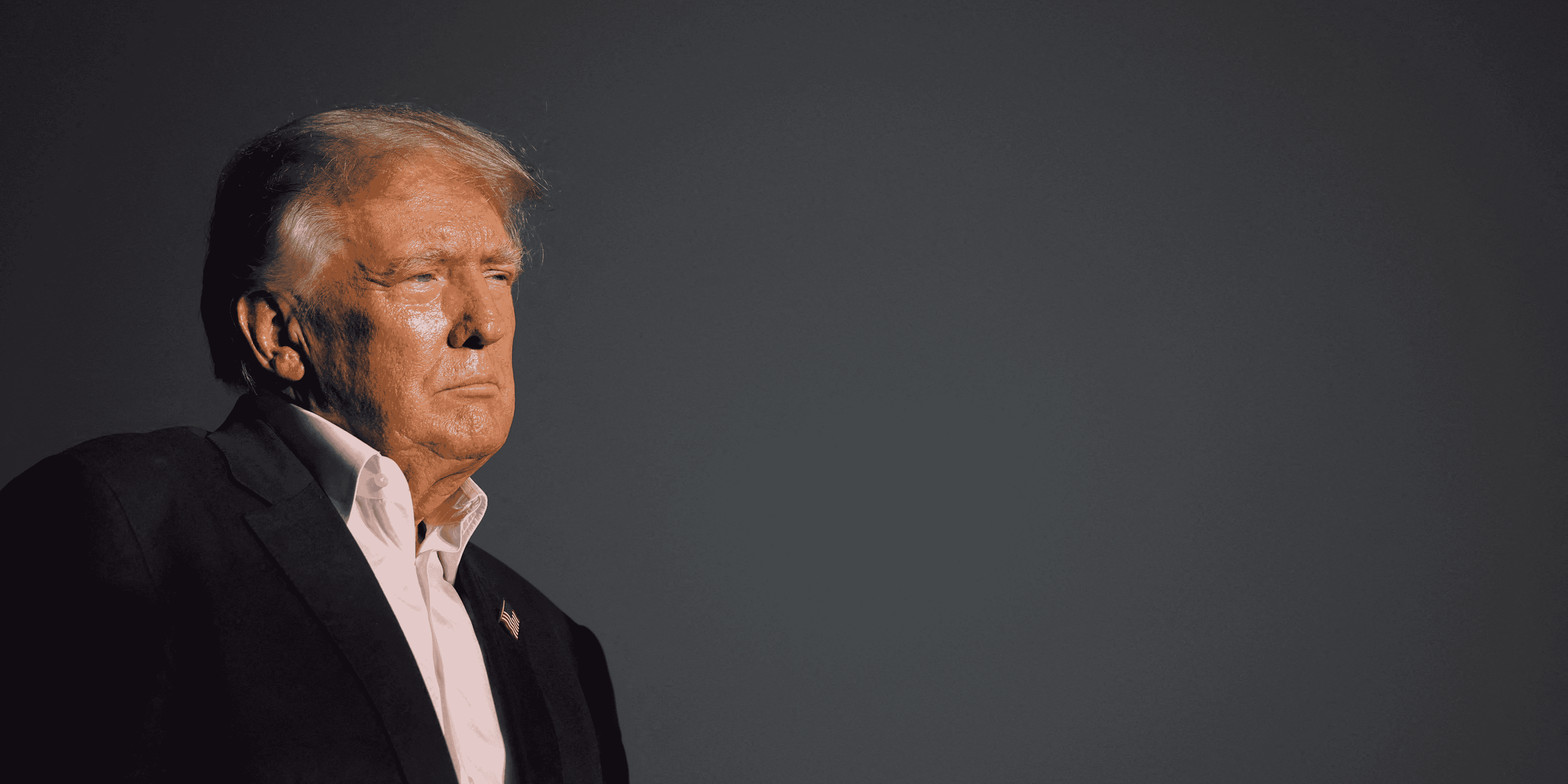 L'ancien president americain donald trump lors d'un meeting
