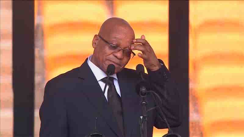 Le président sud-africain hué à la cérémonie pour Mandela