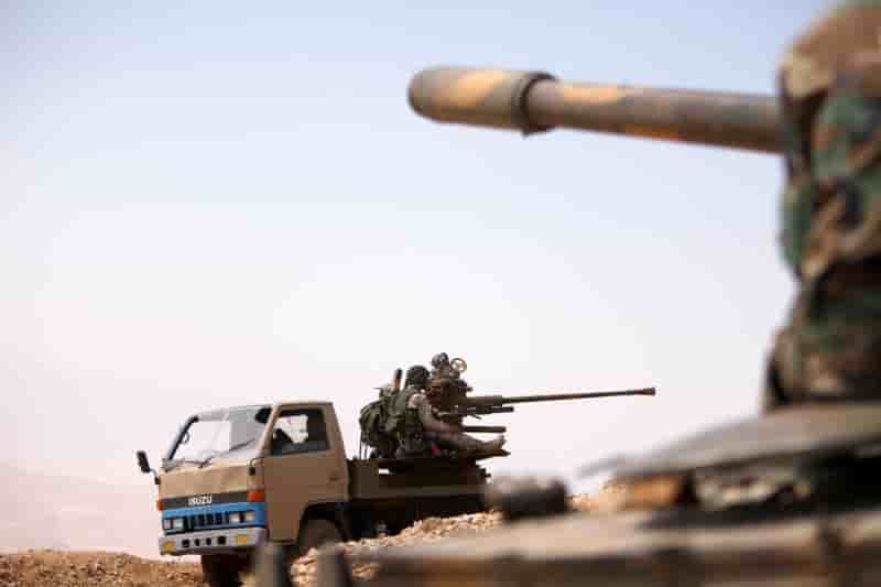 L'armee syrienne a repris la ville d'al mayadine a l'ei