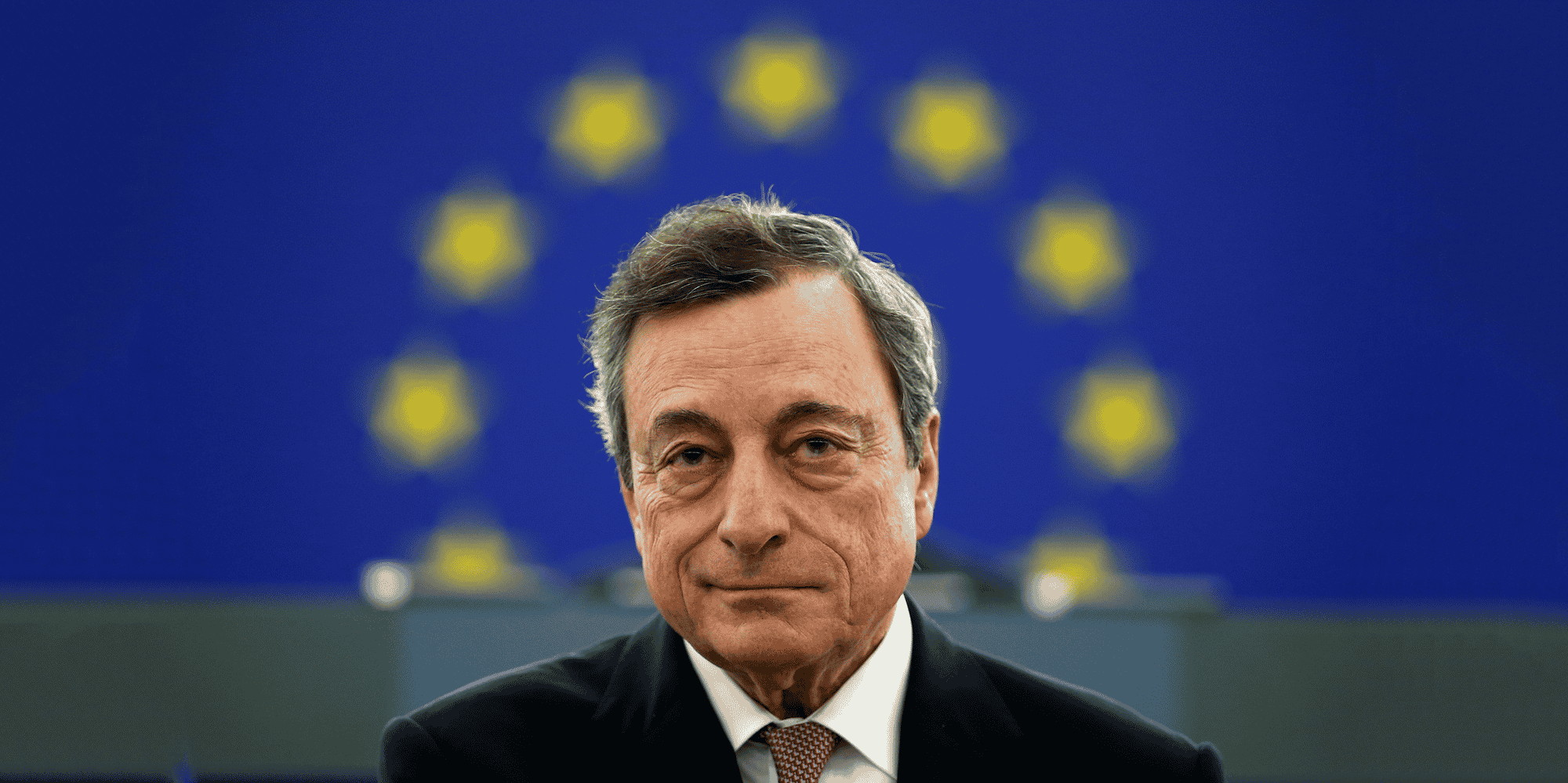 Fin octobre, la Française Christine Lagarde succédera à Mario Draghi (en photo). Elle sera la première femme à occuper le poste au cœur du pilotage de la zone euro.