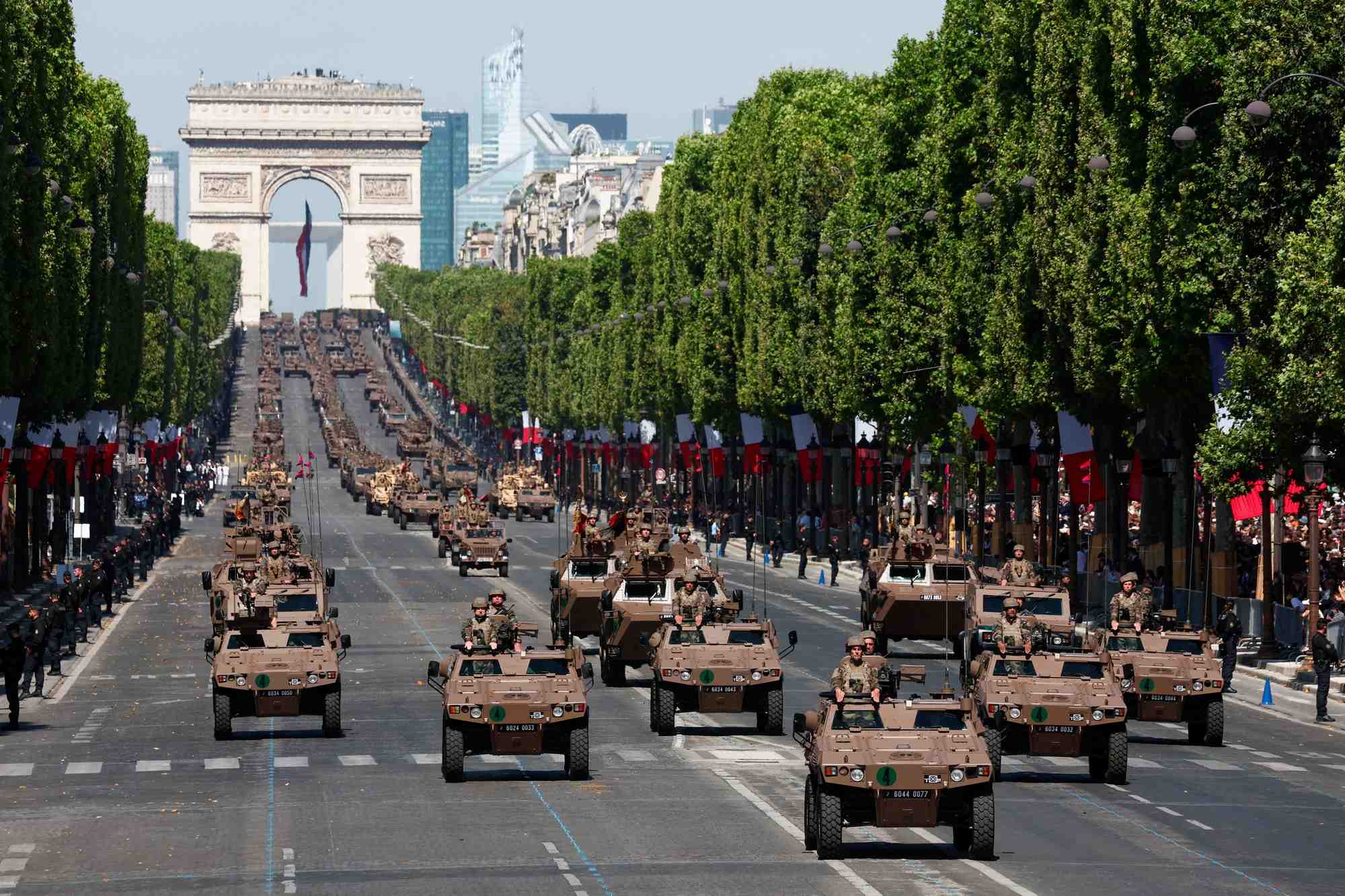 Celebrations annuelles du 14 juillet a paris