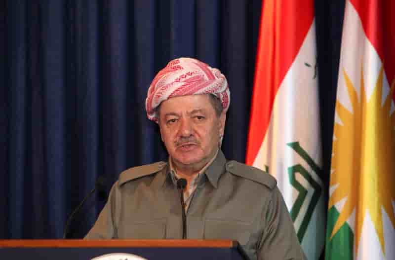 Les Kurdes irakiens démunis face à l'EI, dit Massoud Barzani