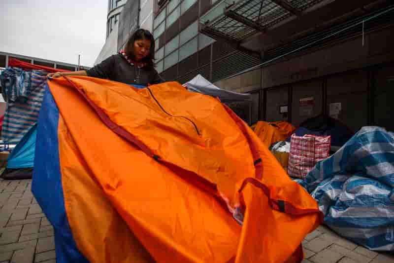 Les manifestants de Hong Kong évacuent le quartier de l'Amirauté