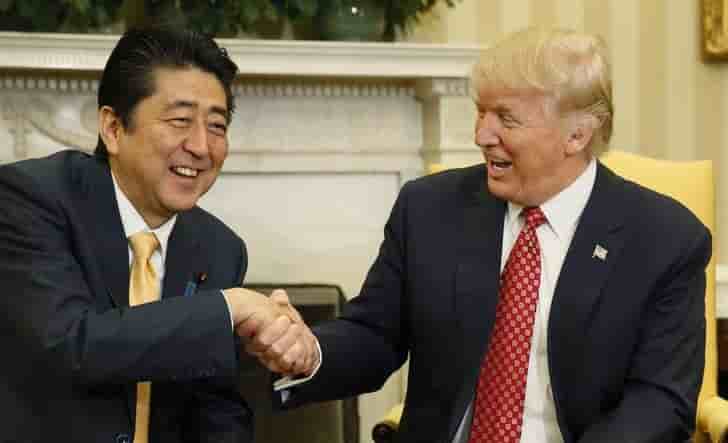 Securite et commerce dominent le premier sommet trump-abe