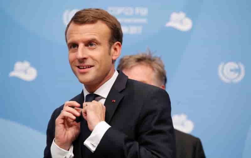 Six fonds souverains presentent leur strategie climat a macron