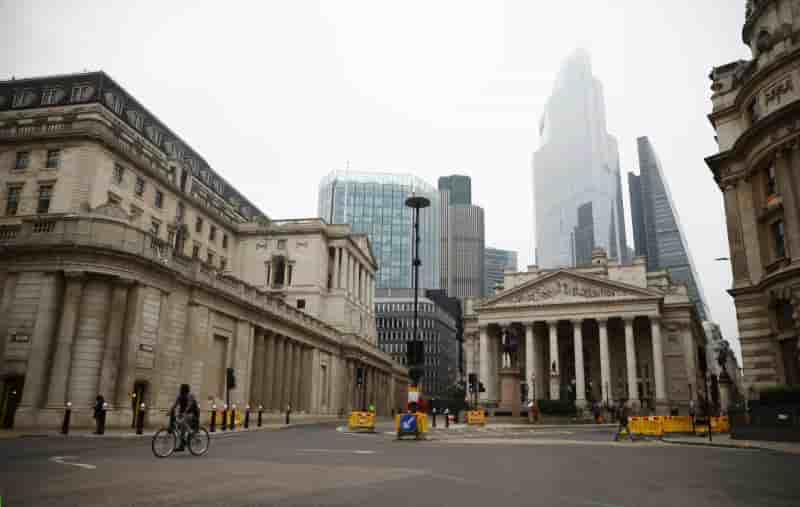 La banque d'angleterre ramene son taux directeur a 0,1%